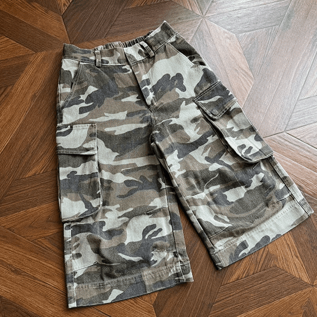 RCMANカモフラ柄ハーフパンツ