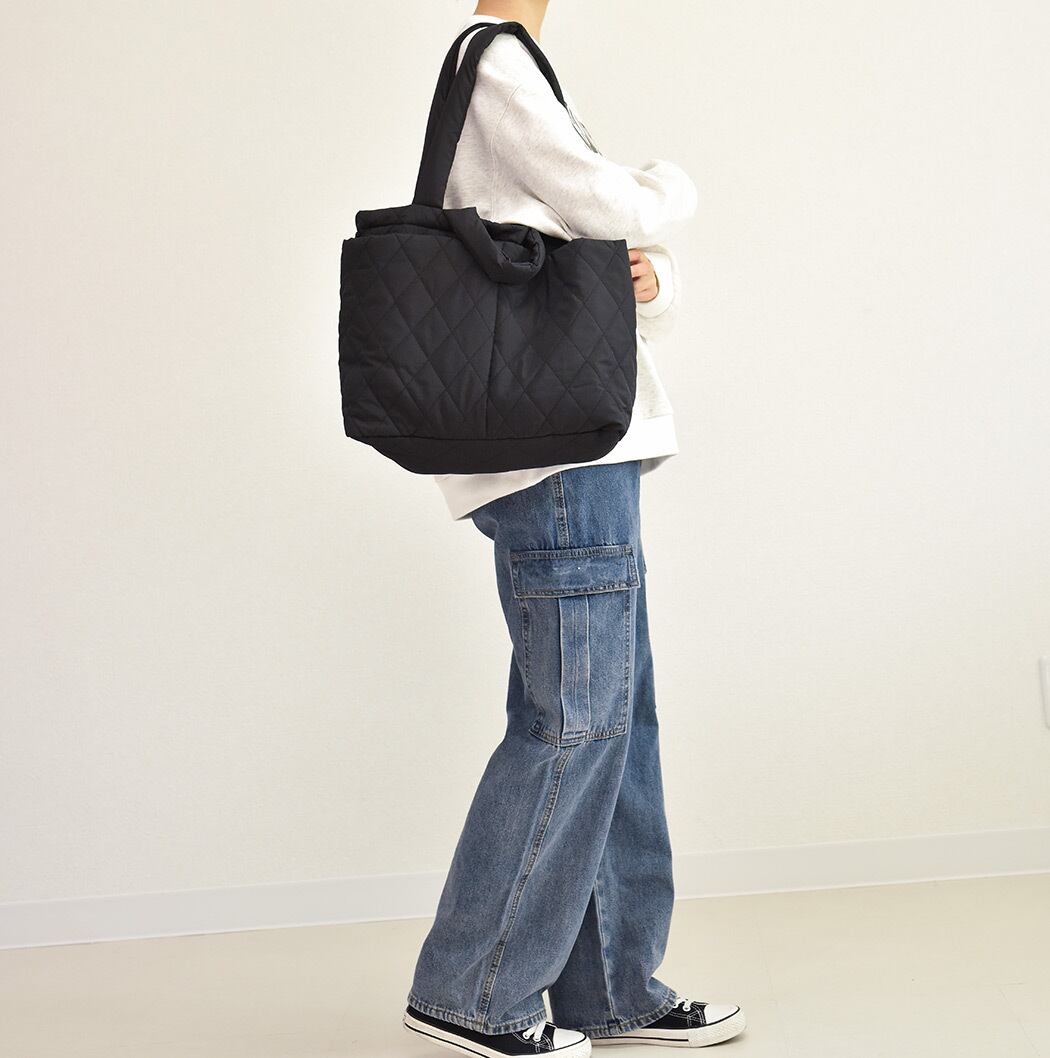 メール便】2WayA4キルティングトートバッグ／bag302 | DAY CLOSET