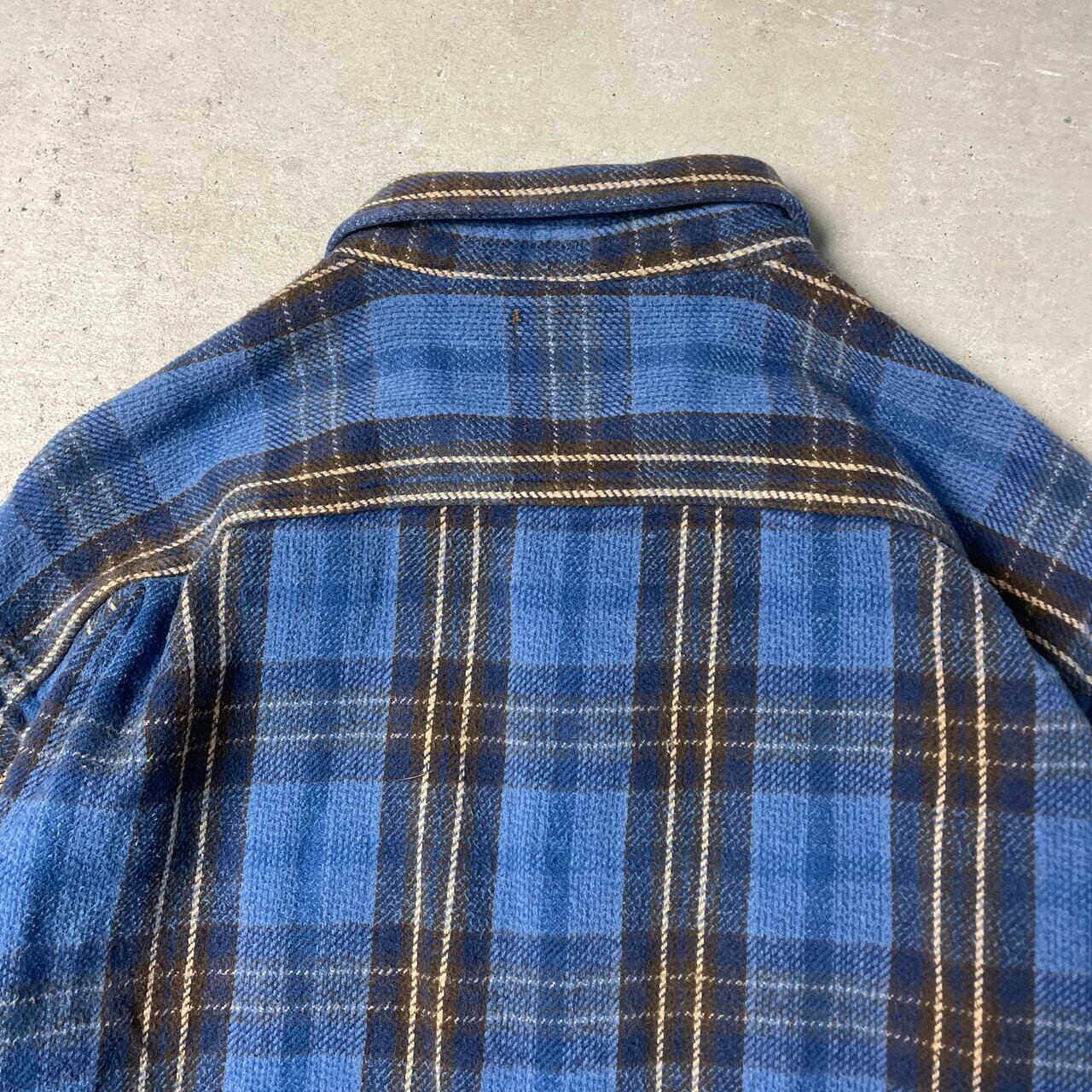 90〜00年代 Stjohn'sBay 長袖 ヘビーネルシャツ チェックシャツ メンズ