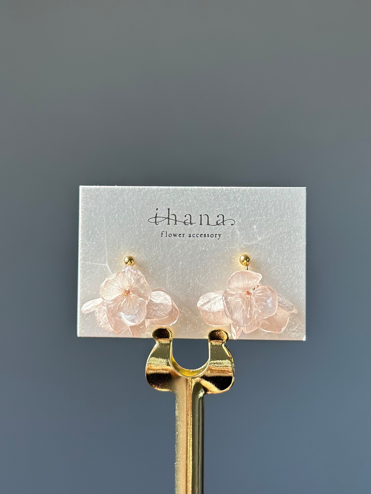 hydrangea pierce/earring
