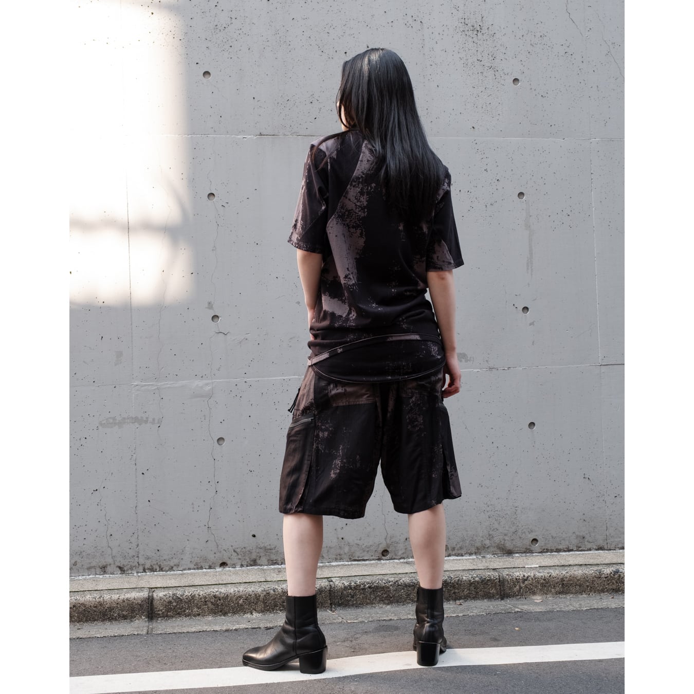 D.HYGEN] (ディーハイゲン) ST107-1525S Brush Print Rayon × Cotton