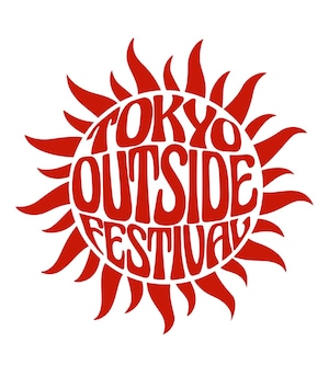 TOKYO outside Festival 公式オフィシャルTシャツ※売上の10％を令和6年能登半島地震災害義援金として日本赤十字社へ寄付致します。