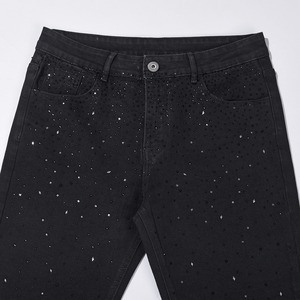 Black Diamond Decoration SlimDenim:ブラックダイヤモンド スリムデニム