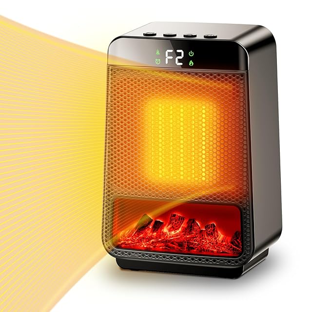 3D疑似炎❣️セラミックヒーター 強力送風 大風量 人感センサー 2025年新型 3D疑似炎 セラミックヒーター 強力送風 大風量 人感センサー 2025年新型