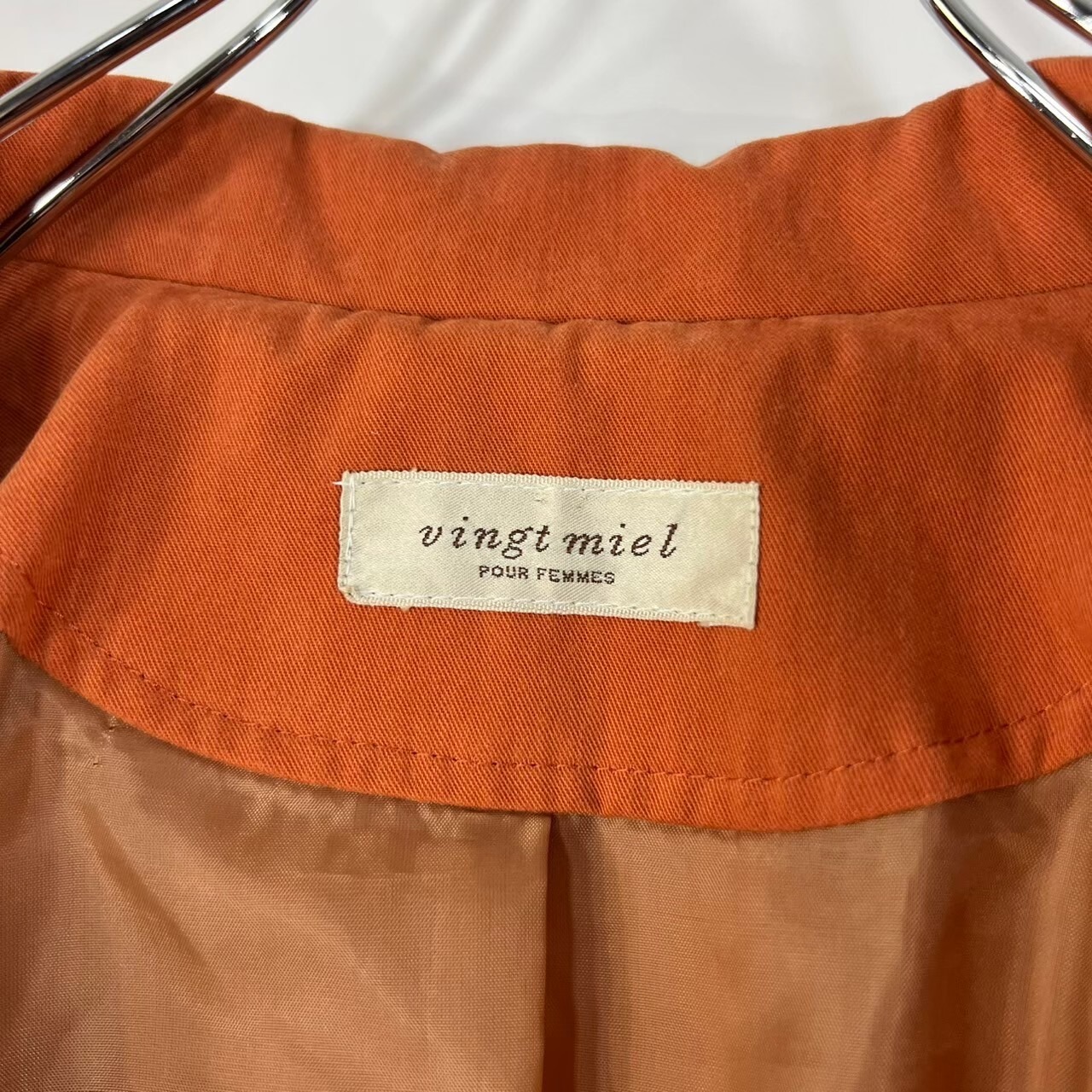 vingt miel ダブルブレスト ロングコート