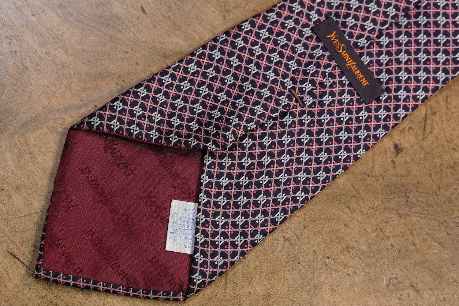 3342H3 Yves Saint Laurent イヴ・サンローラン ネクタイ 中古 メンズ