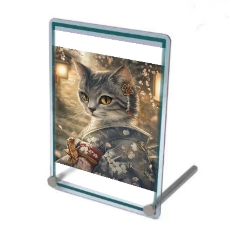 アクリルフォトスタンド 猫姫 8選 浮世絵風 A5/Acrylic Photo Stand