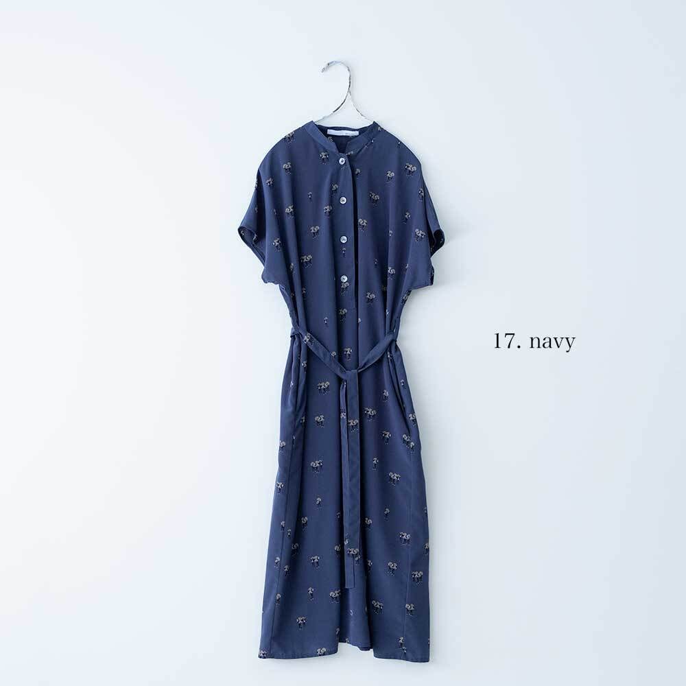 Blanc Bleu Minuit マリアッチptスタンドネックワンピース | LASQ