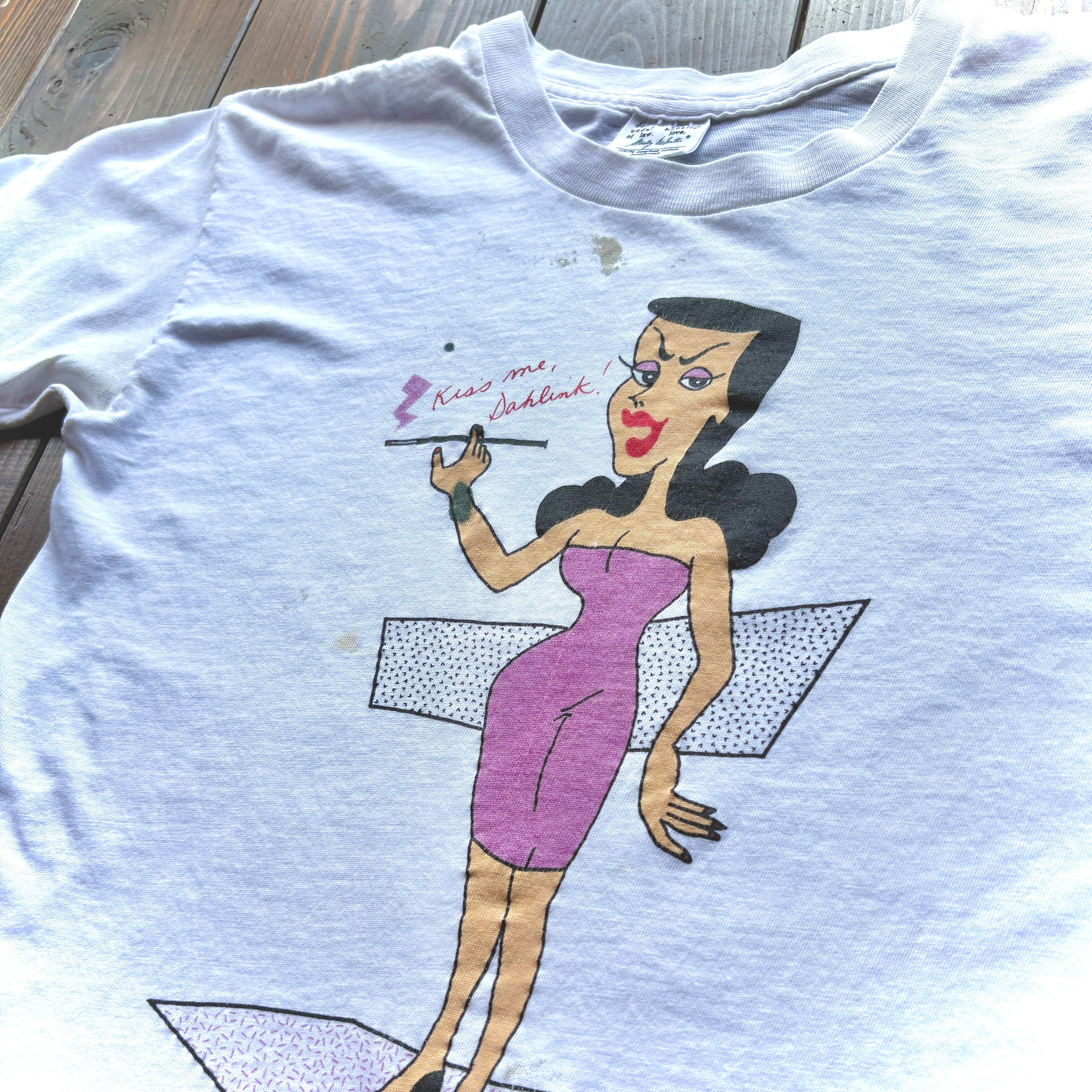 for Ladies♡ 80s Stanley Desantis〝 Rocky and Bullwinkle Natasha