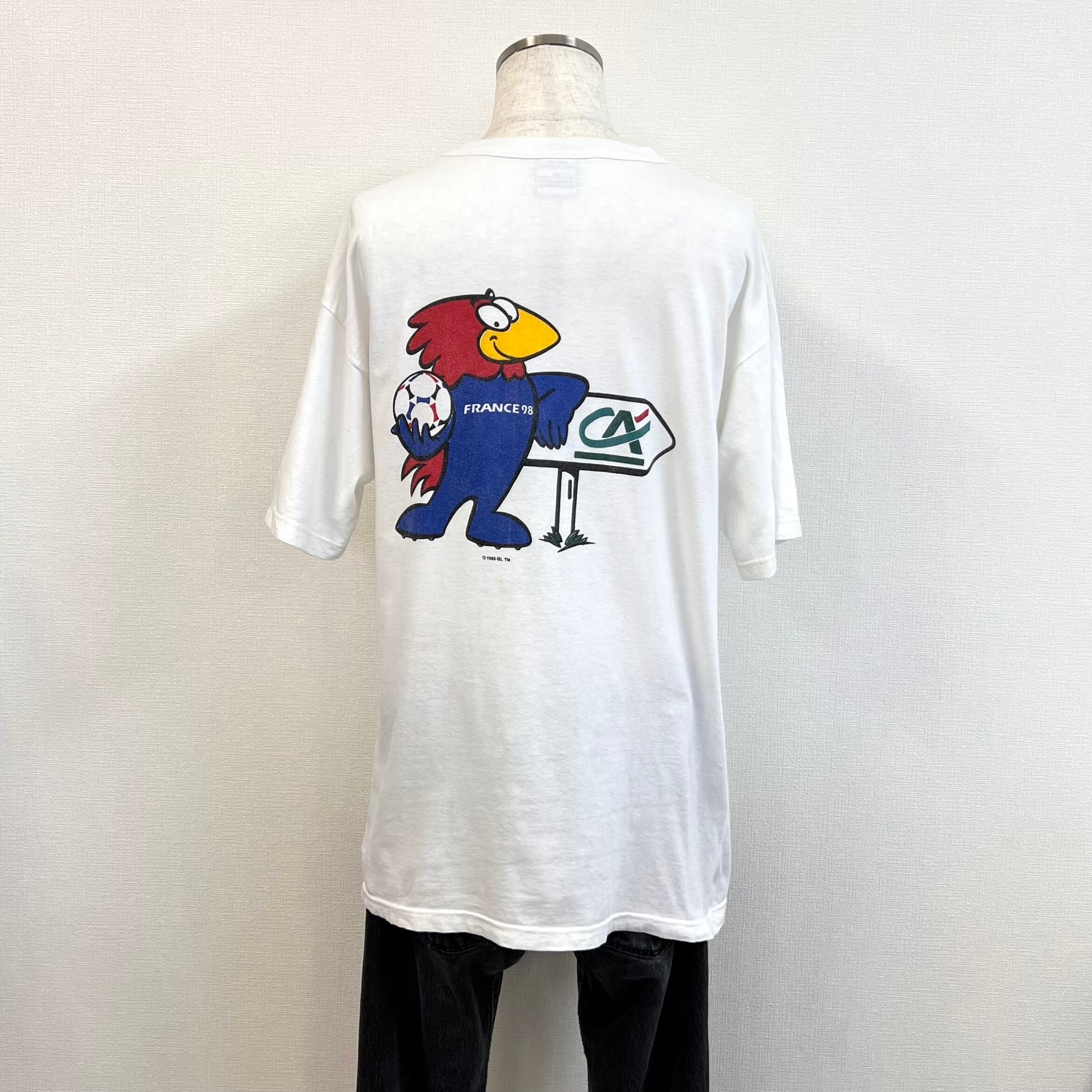 about XL ] 1998 FIFA World Cup FRANCE 98 ©1995 OFFICIAL T-SHIRT
