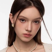 Rich oval pierce 【P009】