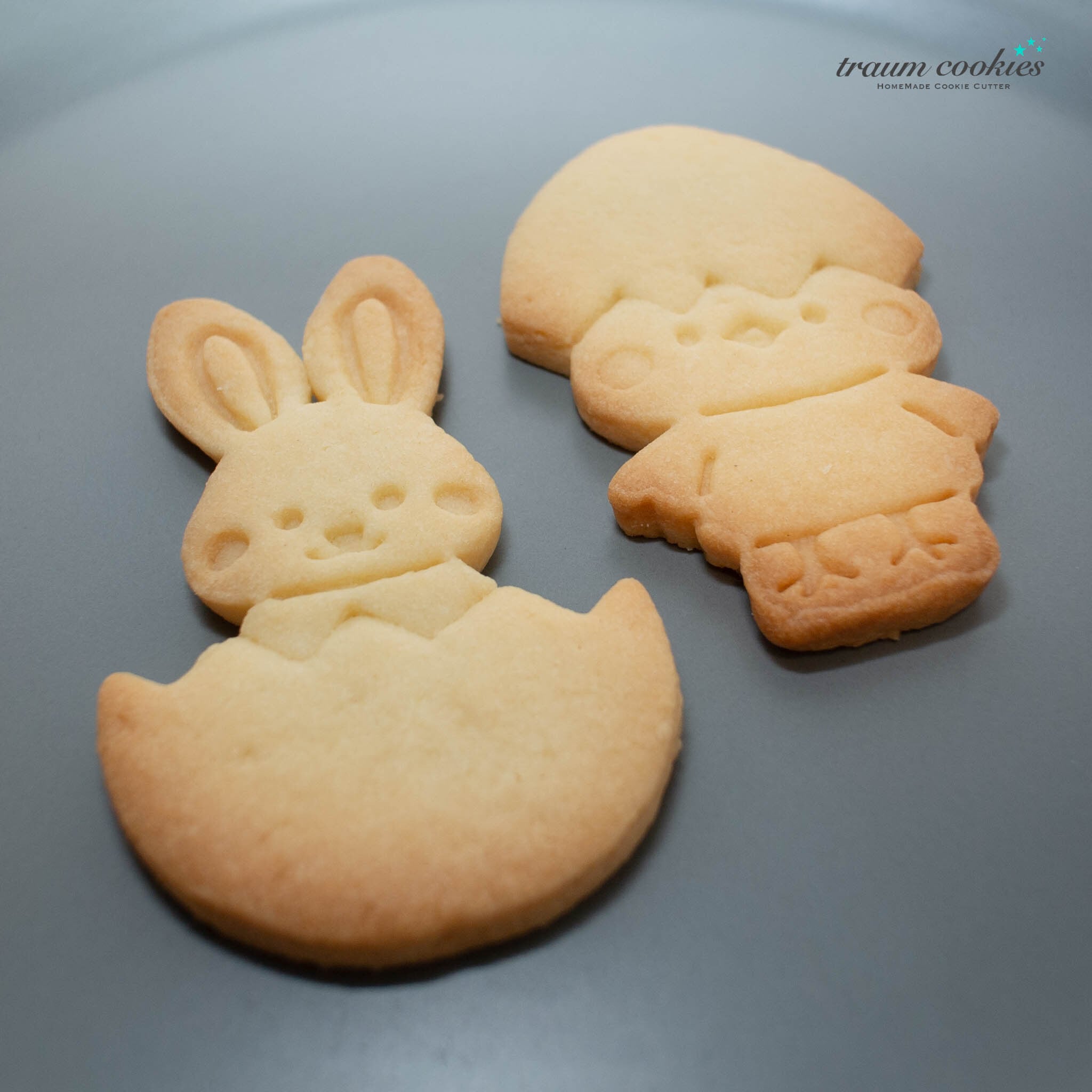 イースター ウサギのクッキー型（クッキースタンプ付き） | traum cookies