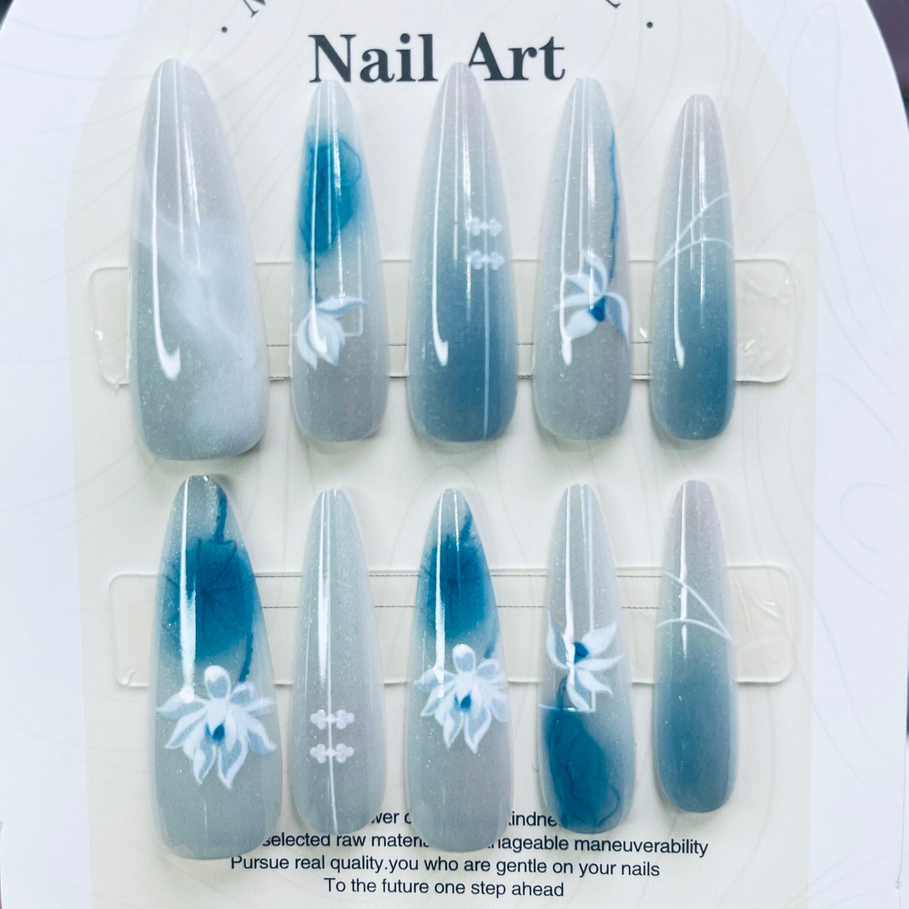 B450ネイルチップ-ロング | Benilady nail