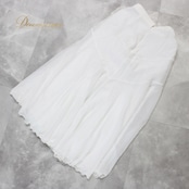 社交ダンス 衣装 スタンダード スカート レッスンウェア レディース 白 ホワイト系 無地 シンプル フォーマル 練習着 ロングスカート 清楚 スカート丈 85cm ウエスト 33cm~ 二重スカート 着回し 清楚 フォーマルウェア ダンス用衣装 レディースファッション 練習用ウェア オールホワイト 伸縮性 練習着 定番 おしゃれ スタイルアップ