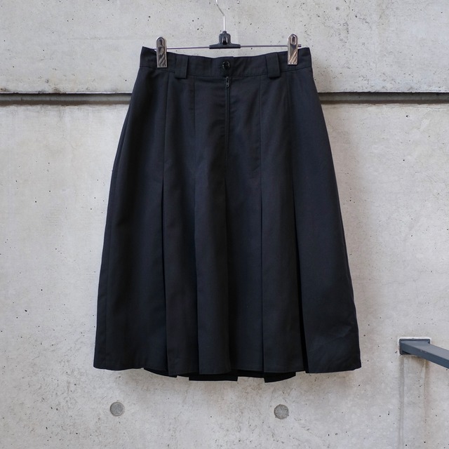 Tucked Pleated Maxi Skirt