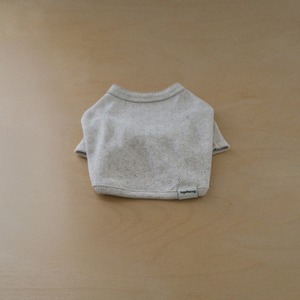 【予約】[ togethering ] Eyelet Crop T-Shirt｜Oatmeal