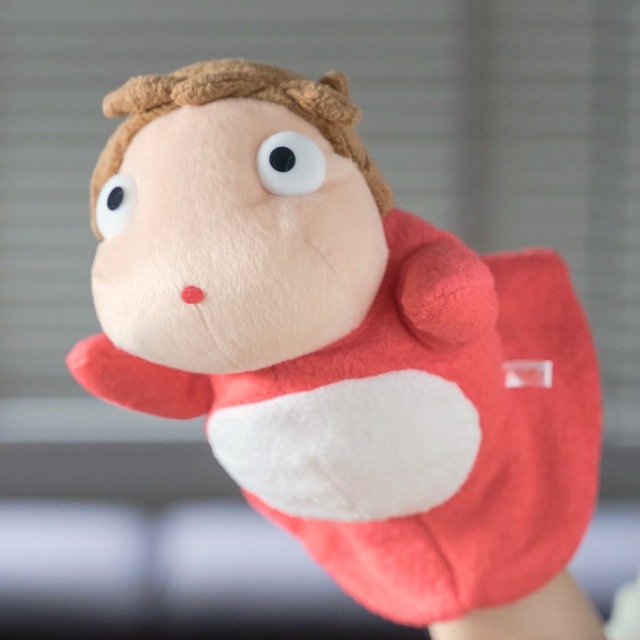 崖の上のポニョ　ぬいぐるみ ハンドパペット（ポニョ/7036）
