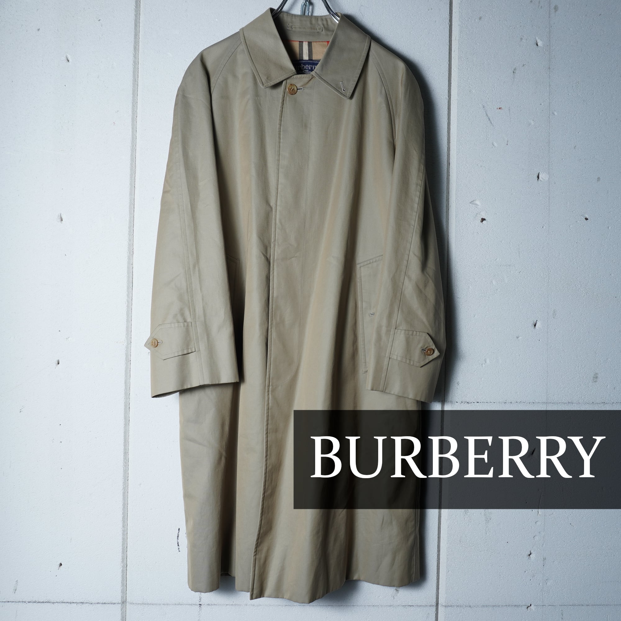 BURBERRY ステンカラーコート ライナー付 推定定価17.9万 メンズ 冬物