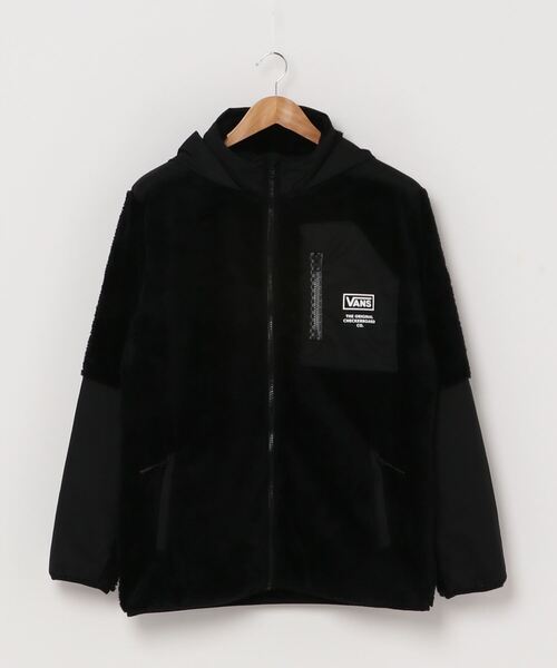 VANS(バンズ) US Boa Zip Hoodie ボア ジップフーディー ブラック 120K1090800