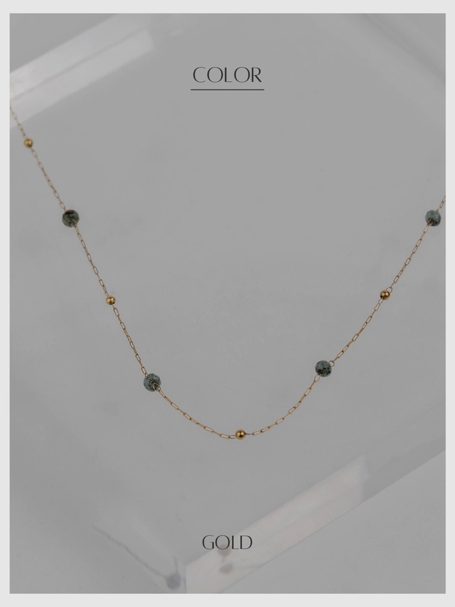 Necklace -Gold-