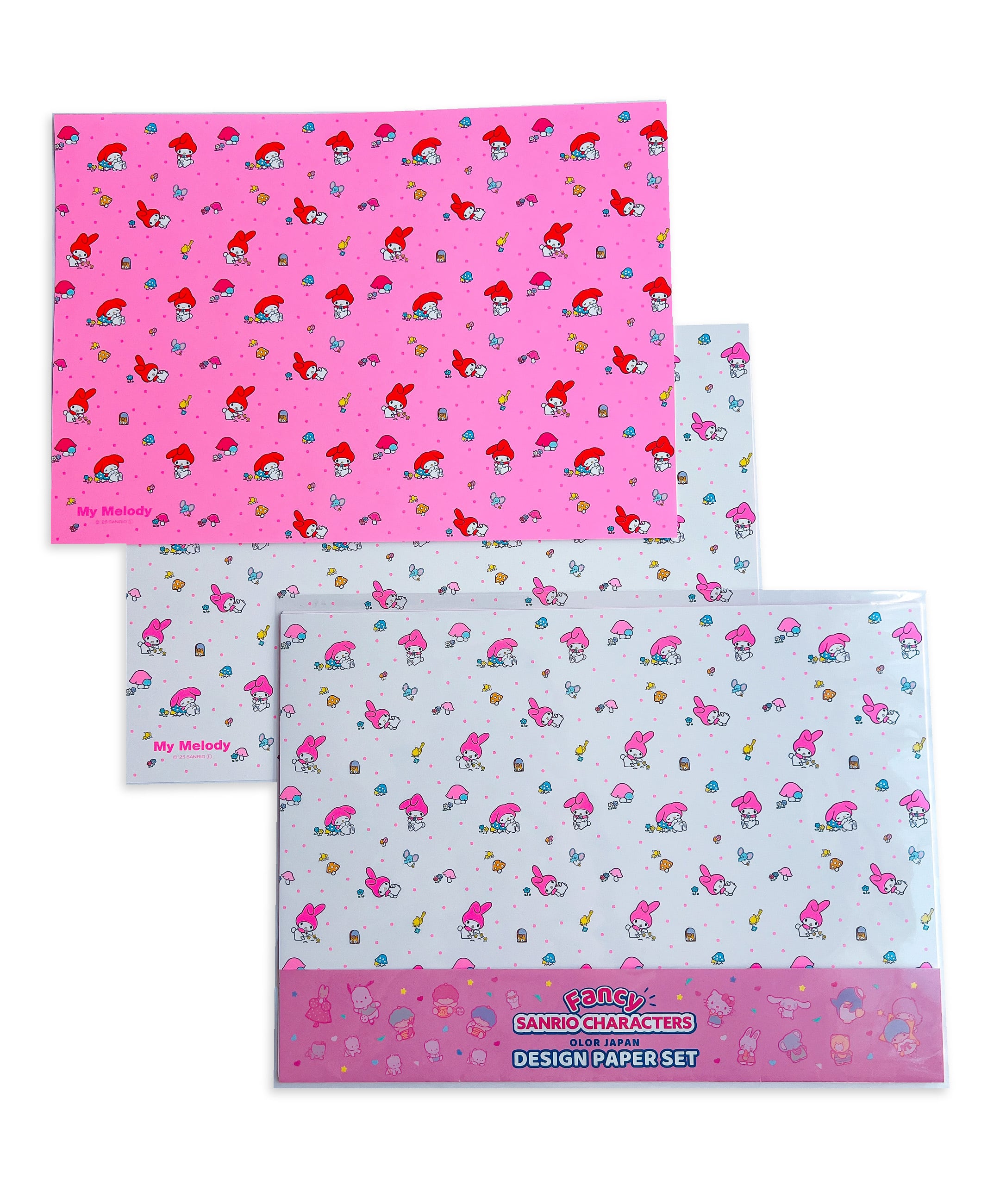 Sanrio Characters】POP PINK PRINT!Tracing paper set /FRESH PUNCH