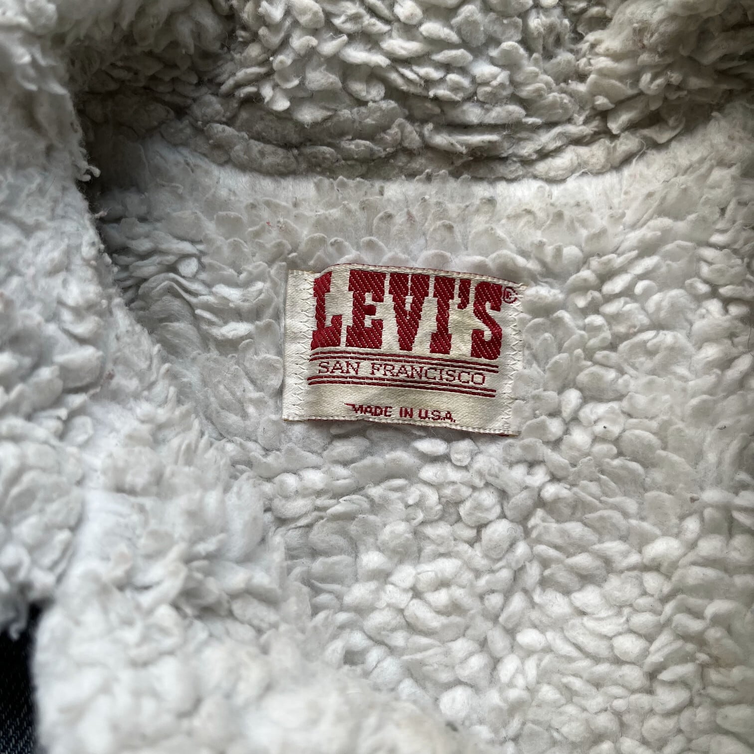 USA製 80年代 Levi's リーバイス 57513-0207 ケミカルウォッシュ B-3型