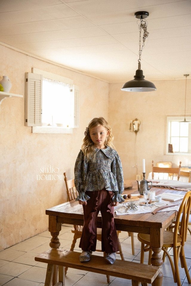 【予約商品】2025 冬 新作 STUDIO NOUNOU スタジオヌヌ 2色展開 ピピブラウス_ナソム