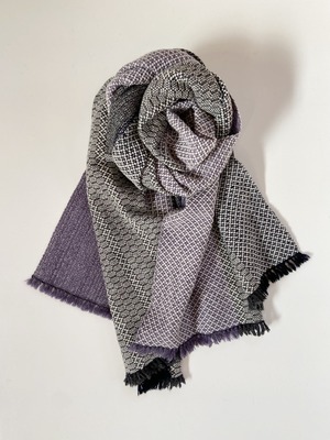 Hand-woven cashmere & lamb scarf / 蕾 #2