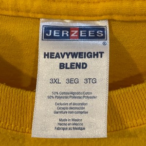 【JERZEES】NSUAA ロゴ プリント Tシャツ 3XL ビッグサイズ オーバーサイズ US古着 アメリカ古着