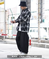 ◆カラーデニムワイドバギーパンツ◆wi-117088