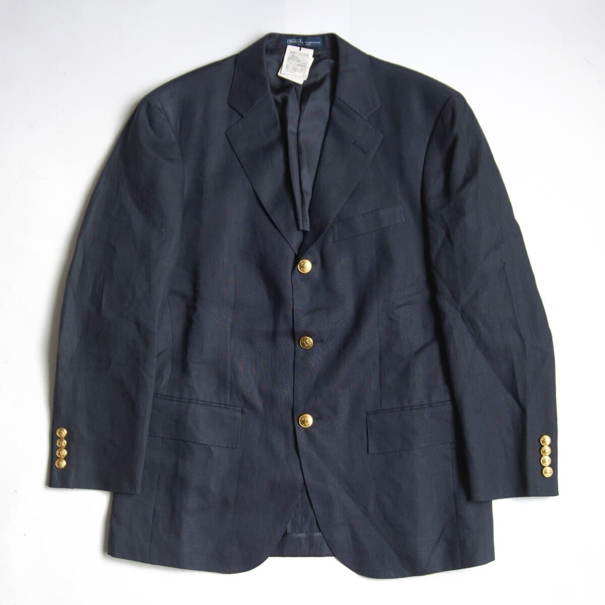 未使用品】POLO RALPH LAUREN【リネン テーラードジャケット /紺ブレ