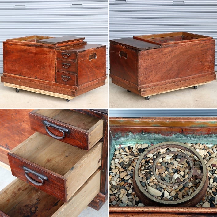 関東長火鉢・南部鉄器・鉄瓶・茶釜・風炉・灰皿・五徳・火箸・灰均し