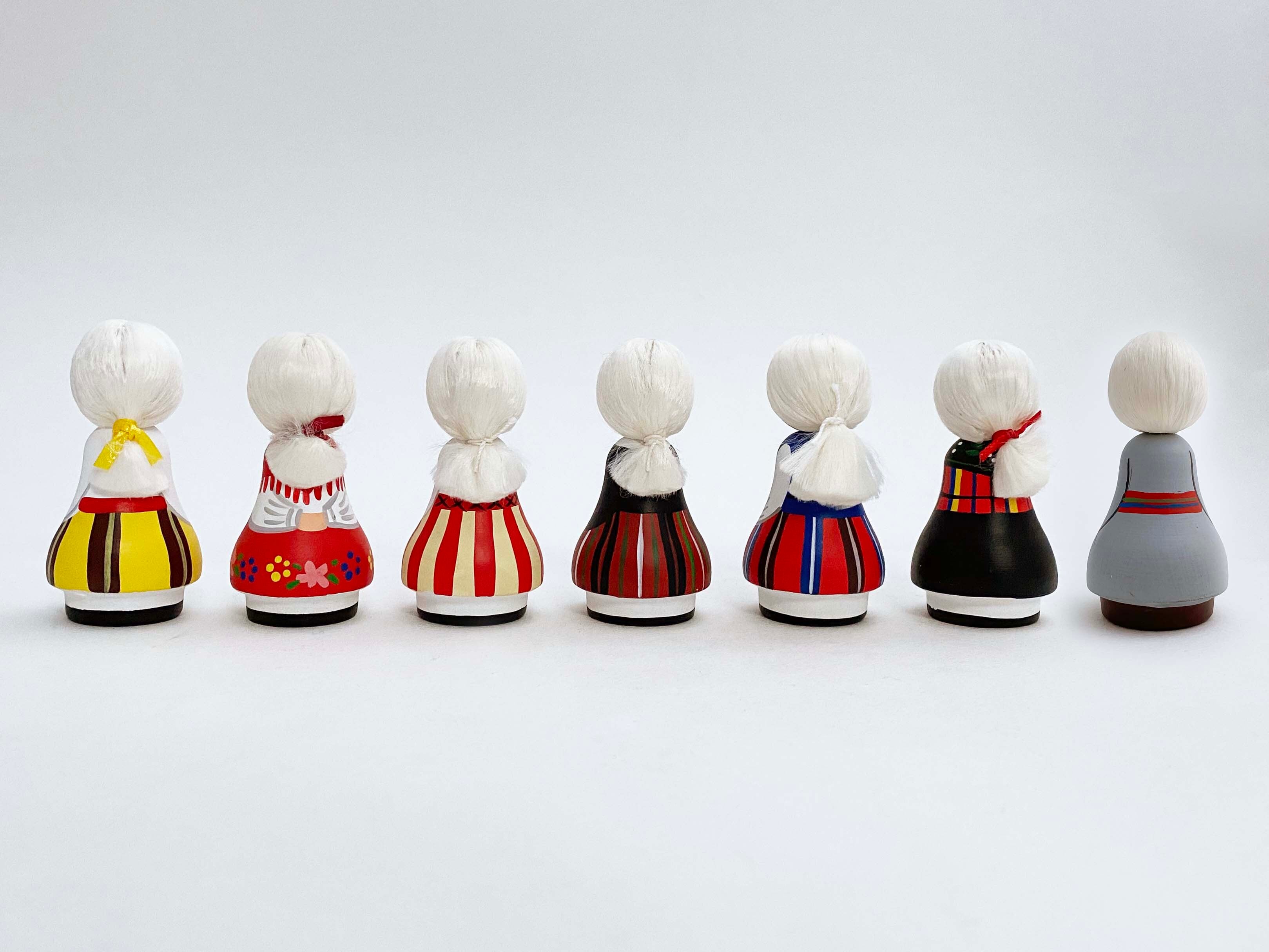 こけし17体　色々なこけし　かわいい　女の子 こけし 女の子 こけし17体 色々なこけし かわいい 女の子