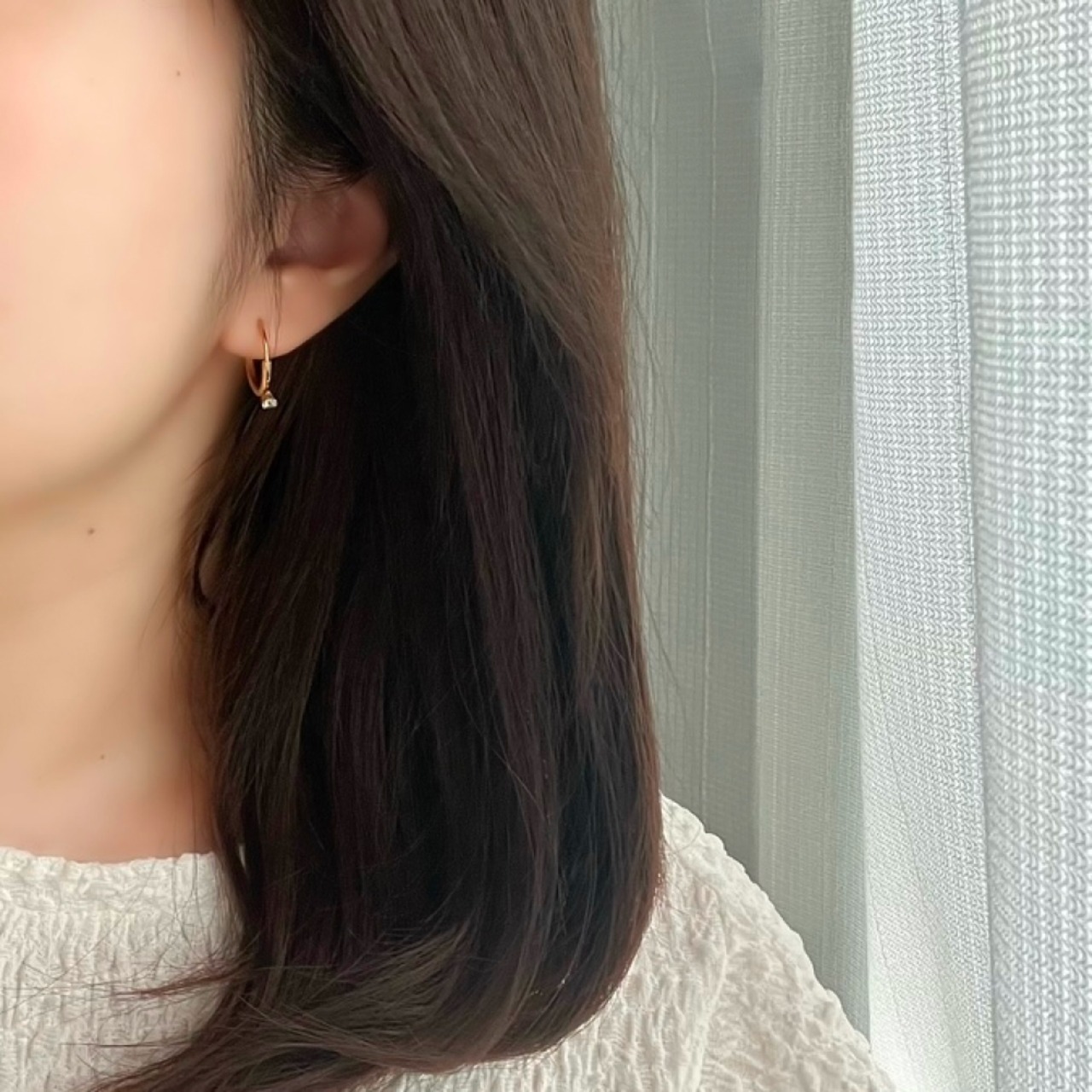 389P　ジルコニアワンタッチピアス