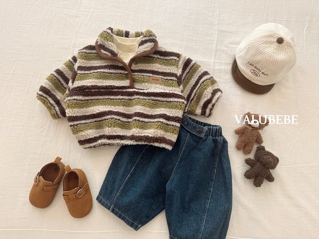 【予約/特典】valu bebe / Wrinkle Collar Anorak