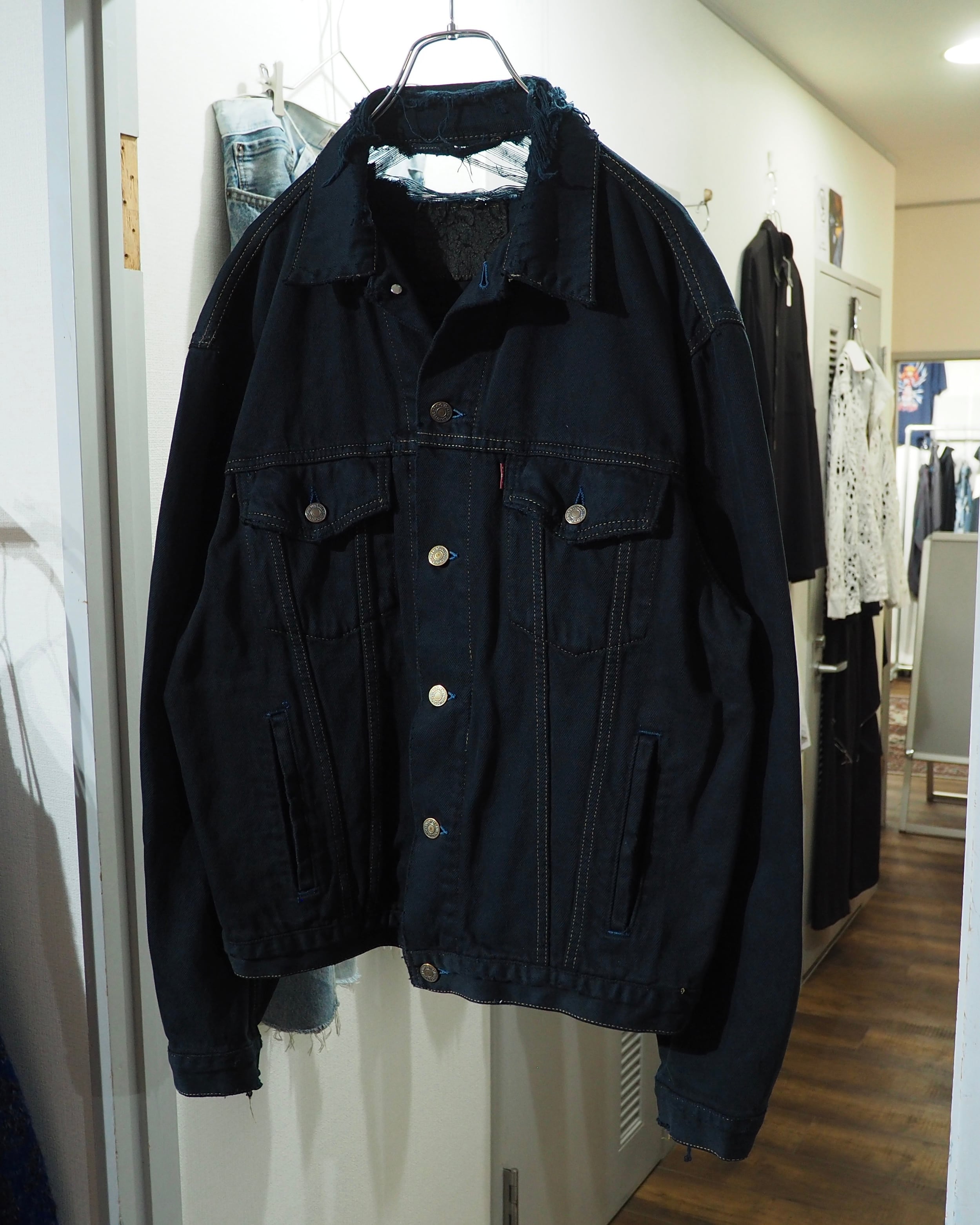 " 襤褸 - Levi's " Beautiful Aging × Over Dyed Vintage Tracker Jacket