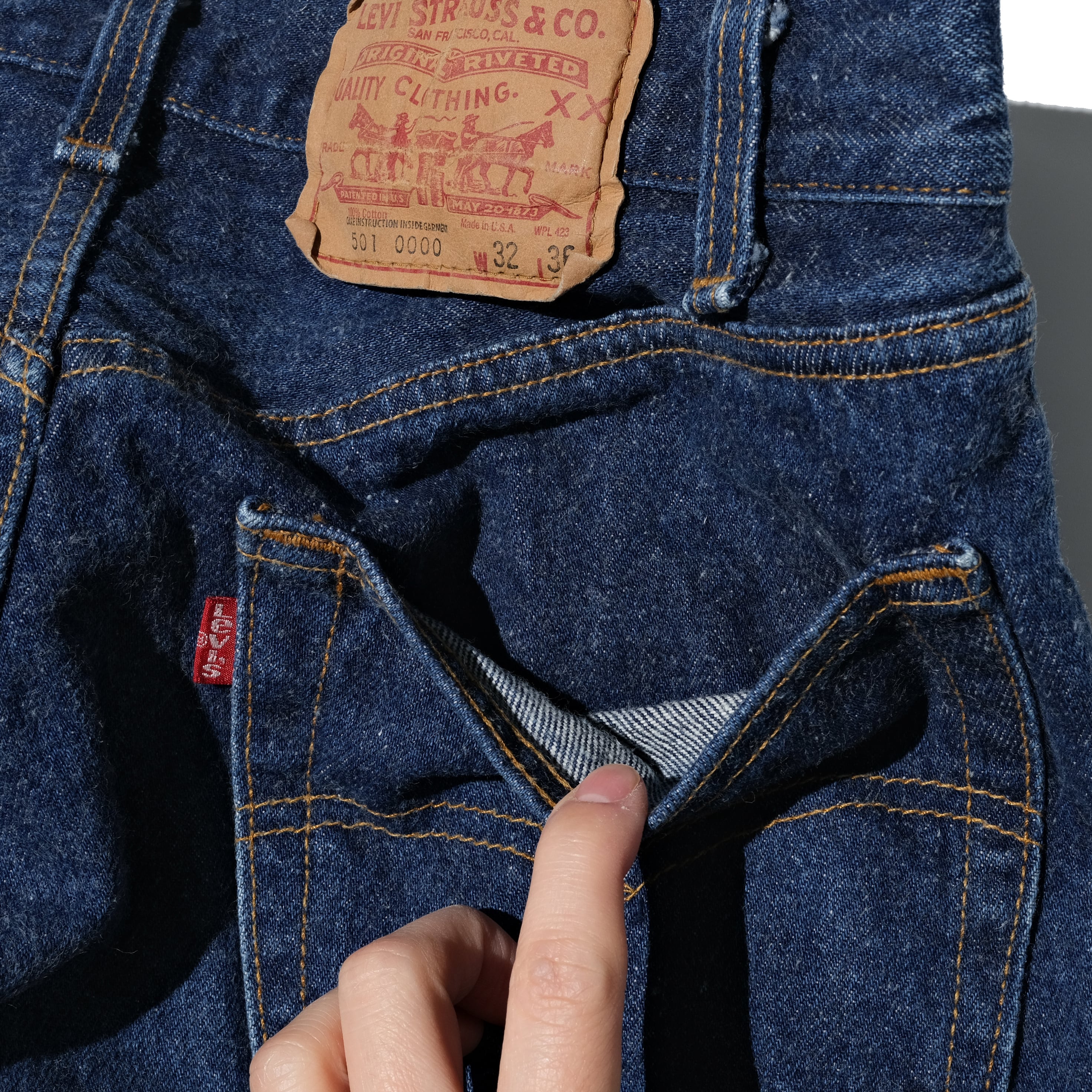 87's Levi's 501 denim pants made in USA[30.5x30] | goodbuy