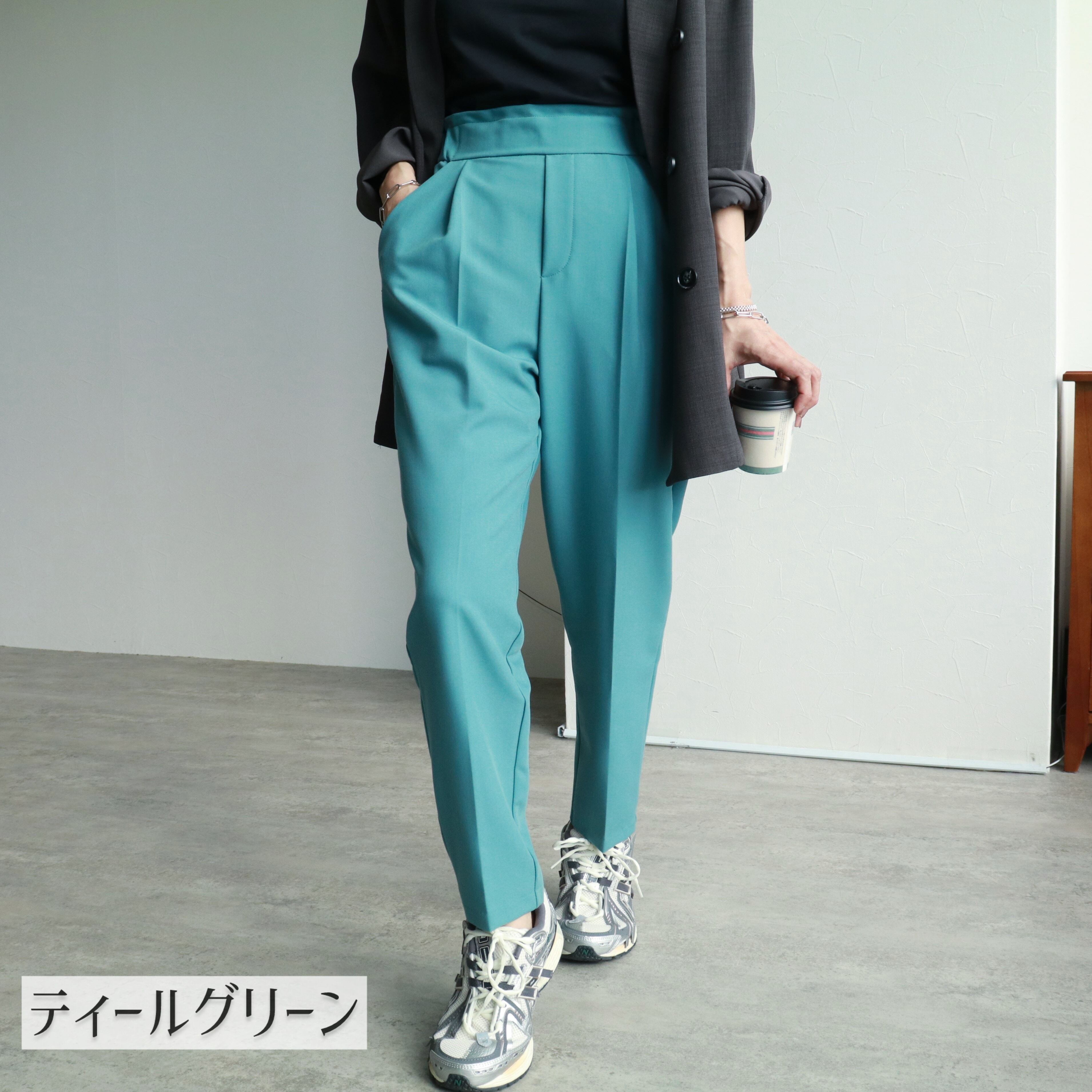 yori 2024SPセンタープレステーパードパンツ まるっこく 