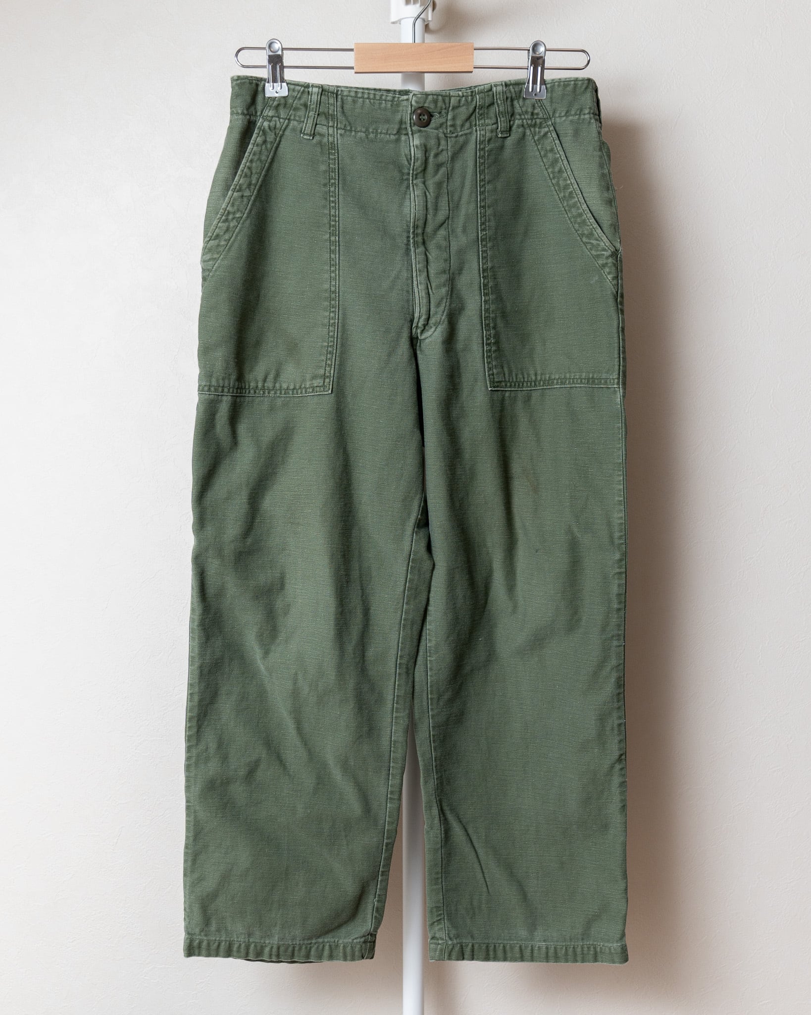 32×29】U.S.Army Utility Trousers OG-107 実物 米軍 ベイカーパンツ