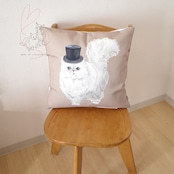 Jubilee クッションカバー ネコ CAT OLIVE