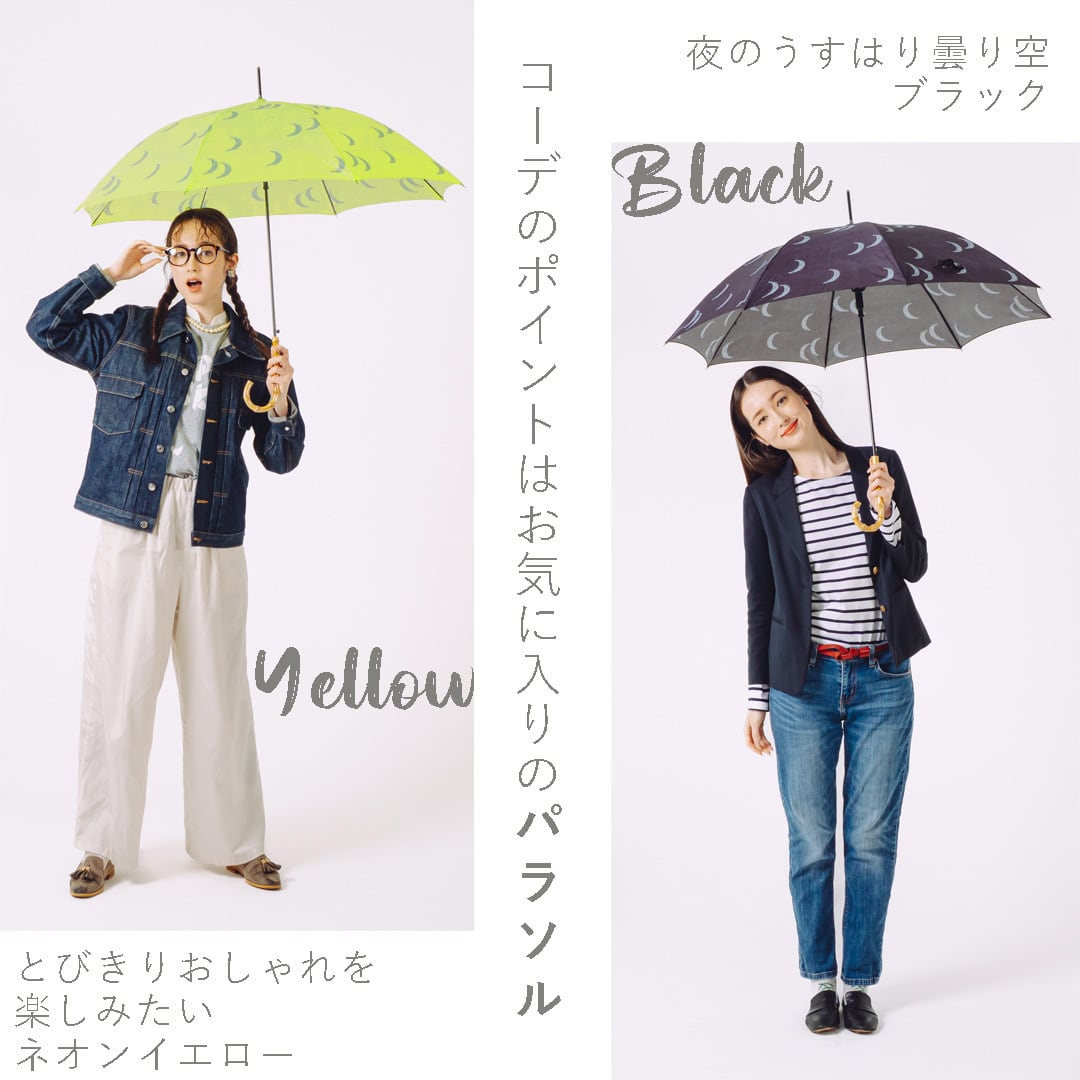 竹の傘 moon 晴雨兼用 長傘 ALCEDO | alcedojapan
