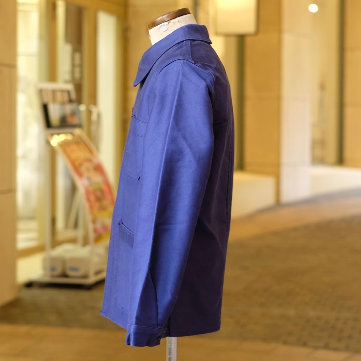 KONECO Dead Stock Blue Moleskin Jacket-