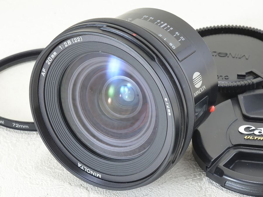 【美品】Minolta AF 20mm F2.8 単焦点レンズ Aマウント