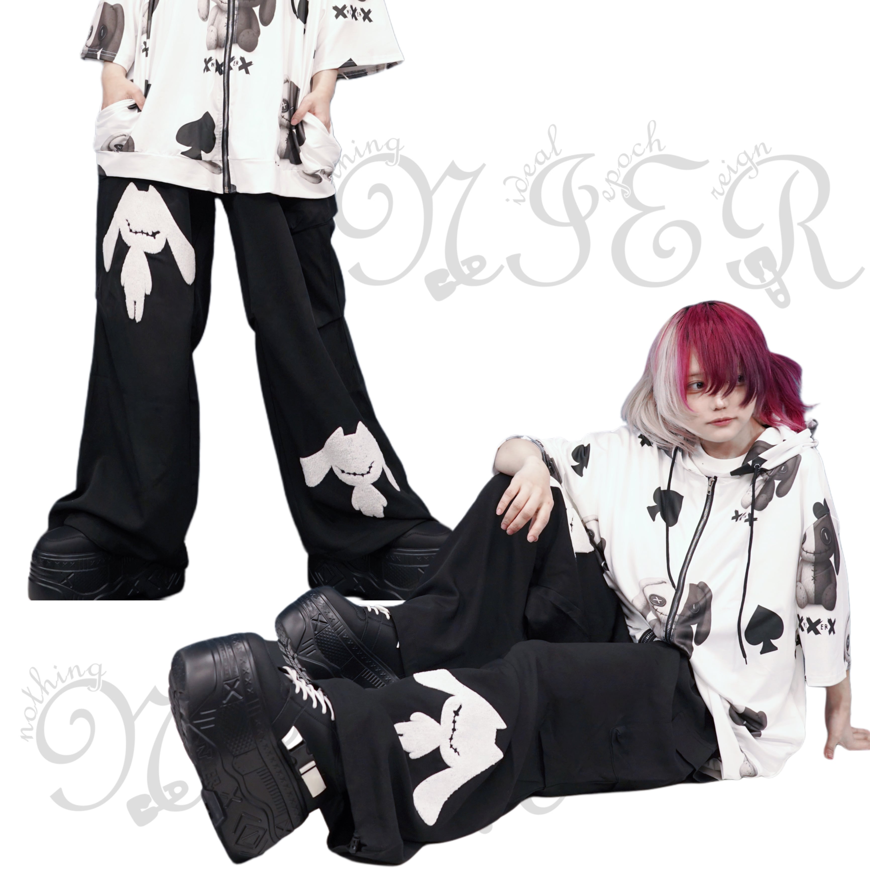 立体パイル生地UNISEX WIDE CARGO PANTS | NIER CLOTHING