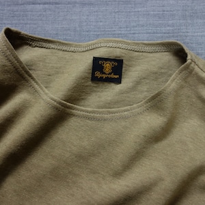 da cotton-belgiumlinen halfsleeve / belgiumbeige