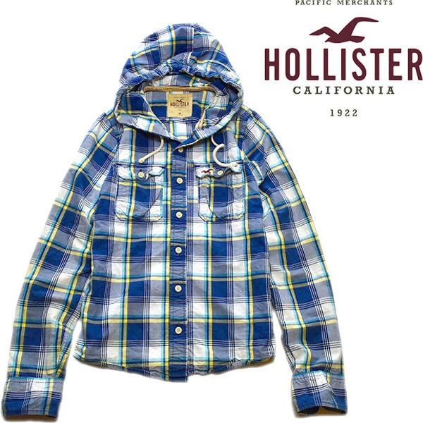 アバクロ ホリスター パーカー 3点 古着 格安 送料込 1点物◇アバクロ系ホリスター中古パーカー古着メンズXL青690738