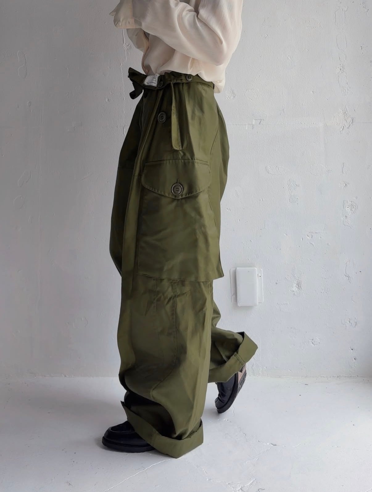 canari ヴィンテージ カーゴパンツ カーキ カナダ軍 レプリカ 古着 Canadian Army Over Pants | CaNARi Vintage