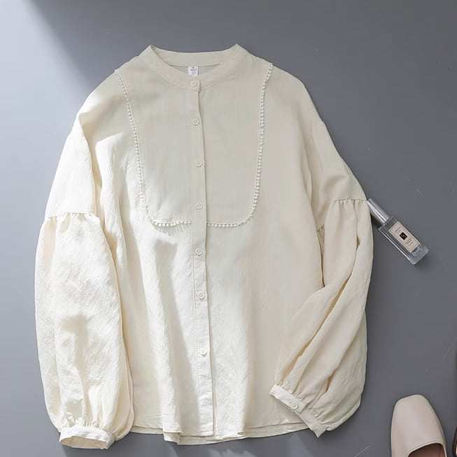 ランタンスリーブシャツ M0021