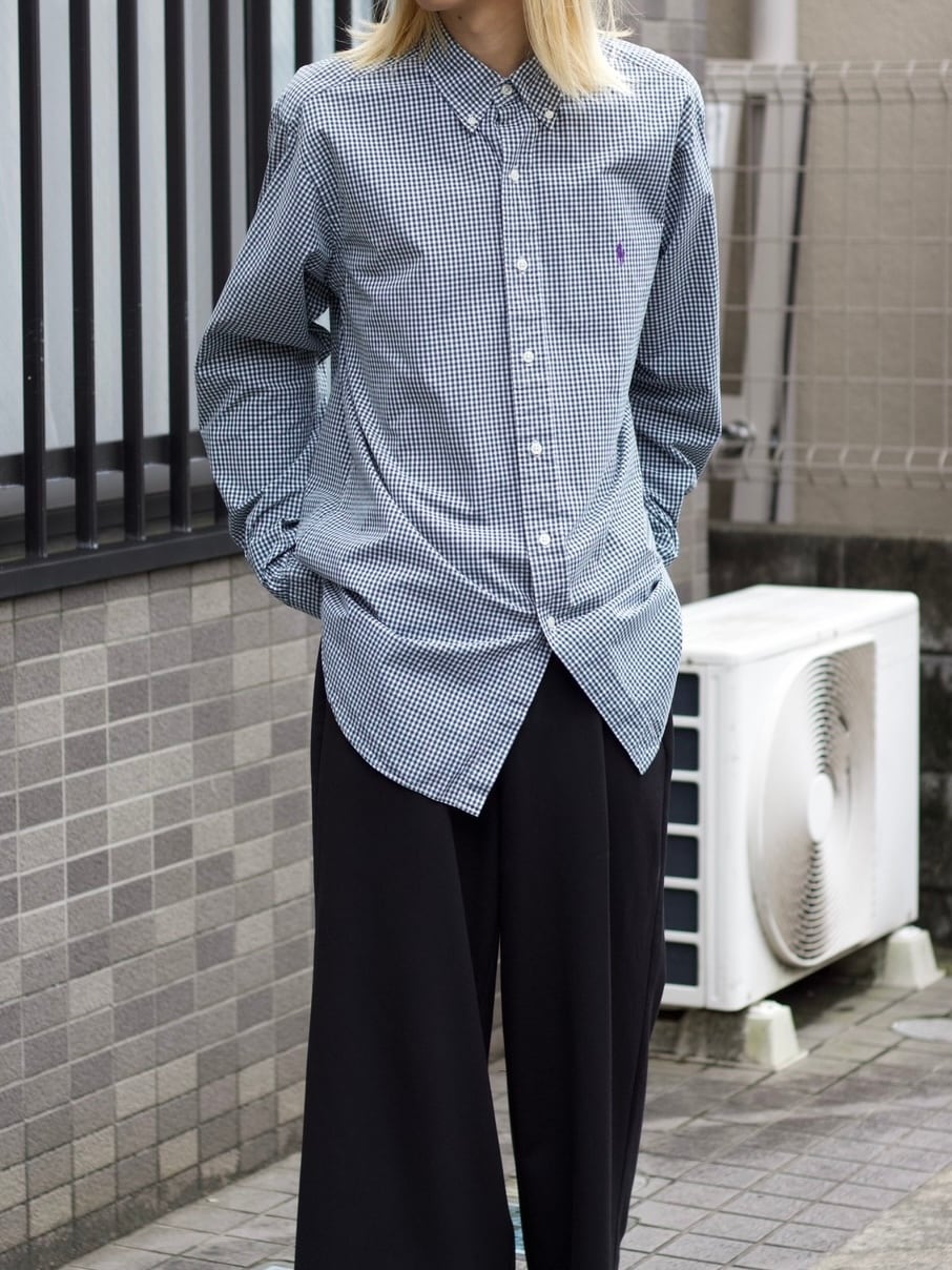 1990s Polo by Ralph Lauren gingham check shirt【FF-11269】 | cv