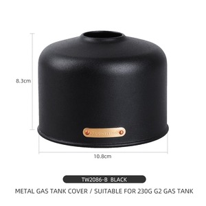 【CAMP GEAR】ヴィンテージ メタル OD缶 ガスカートリッジカバー アルミ レトロ【230g用／5colors】GC-A0155
